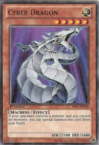 Cyber Dragon [BP01-EN138] Starfoil Rare | Dragon's Lair Comics and Fantasy Houston TX