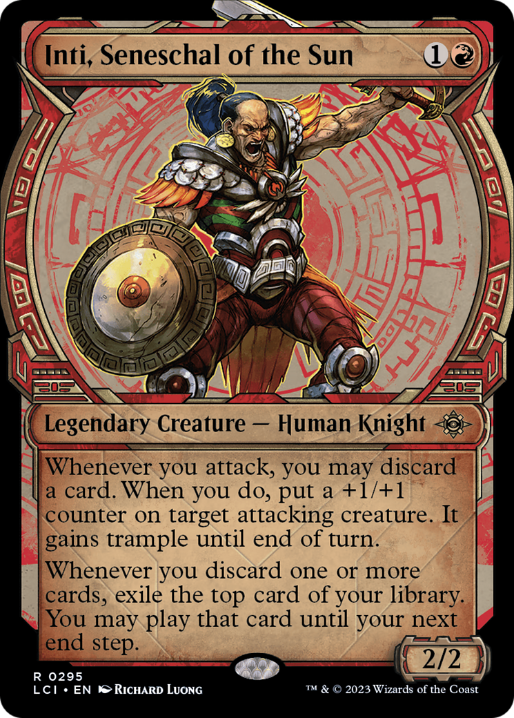 Inti, Seneschal of the Sun (Showcase) [The Lost Caverns of Ixalan] | Dragon's Lair Comics and Fantasy Houston TX