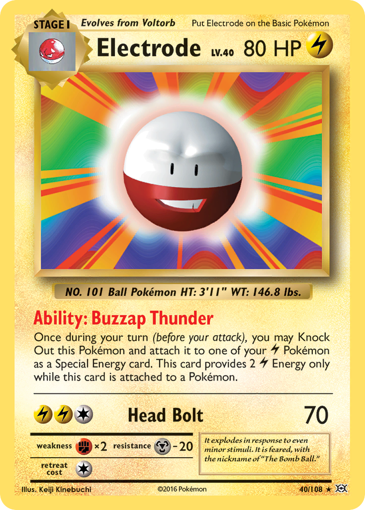 Electrode (40/108) [XY: Evolutions] | Dragon's Lair Comics and Fantasy Houston TX