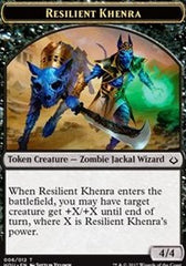 Resilient Khenra // Cat Double-Sided Token [Hour of Devastation Tokens] | Dragon's Lair Comics and Fantasy Houston TX
