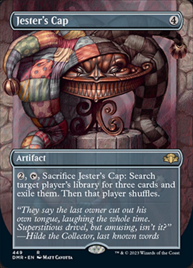 Jester's Cap (Borderless Alternate Art) [Dominaria Remastered] | Dragon's Lair Comics and Fantasy Houston TX
