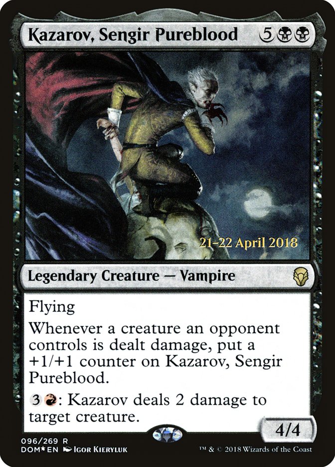 Kazarov, Sengir Pureblood [Dominaria Prerelease Promos] | Dragon's Lair Comics and Fantasy Houston TX