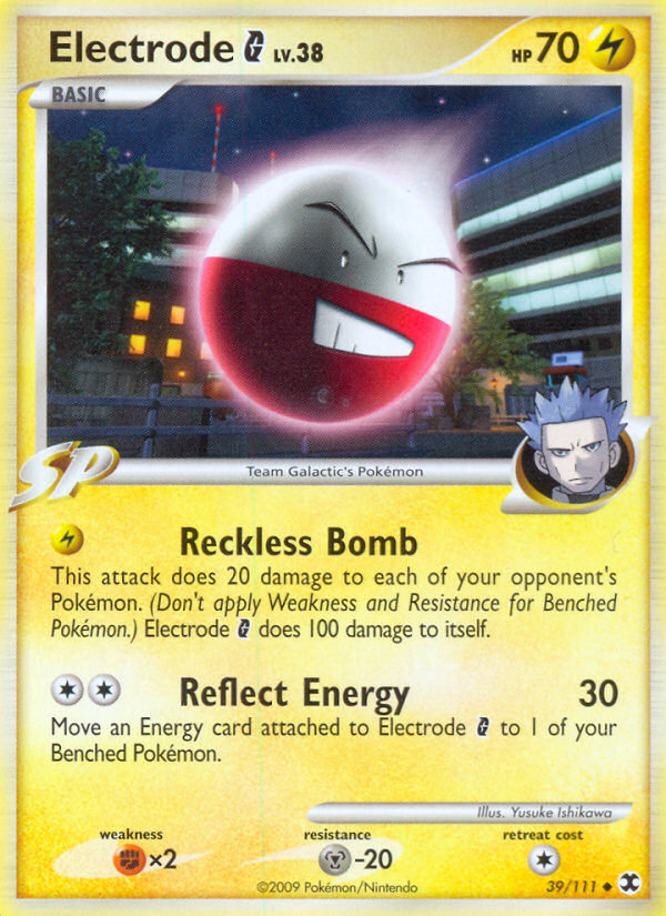 Electrode G (39/111) [Platinum: Rising Rivals] | Dragon's Lair Comics and Fantasy Houston TX
