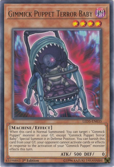 Gimmick Puppet Terror Baby [LED5-EN035] Rare | Dragon's Lair Comics and Fantasy Houston TX