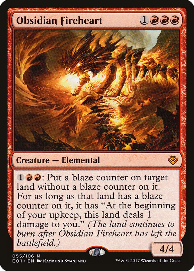 Obsidian Fireheart [Archenemy: Nicol Bolas] | Dragon's Lair Comics and Fantasy Houston TX