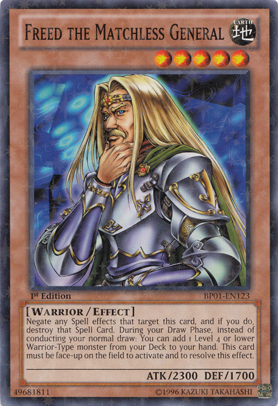 Freed the Matchless General [BP01-EN123] Starfoil Rare | Dragon's Lair Comics and Fantasy Houston TX