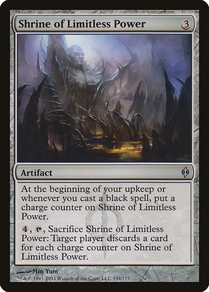 Shrine of Limitless Power [New Phyrexia] | Dragon's Lair Comics and Fantasy Houston TX