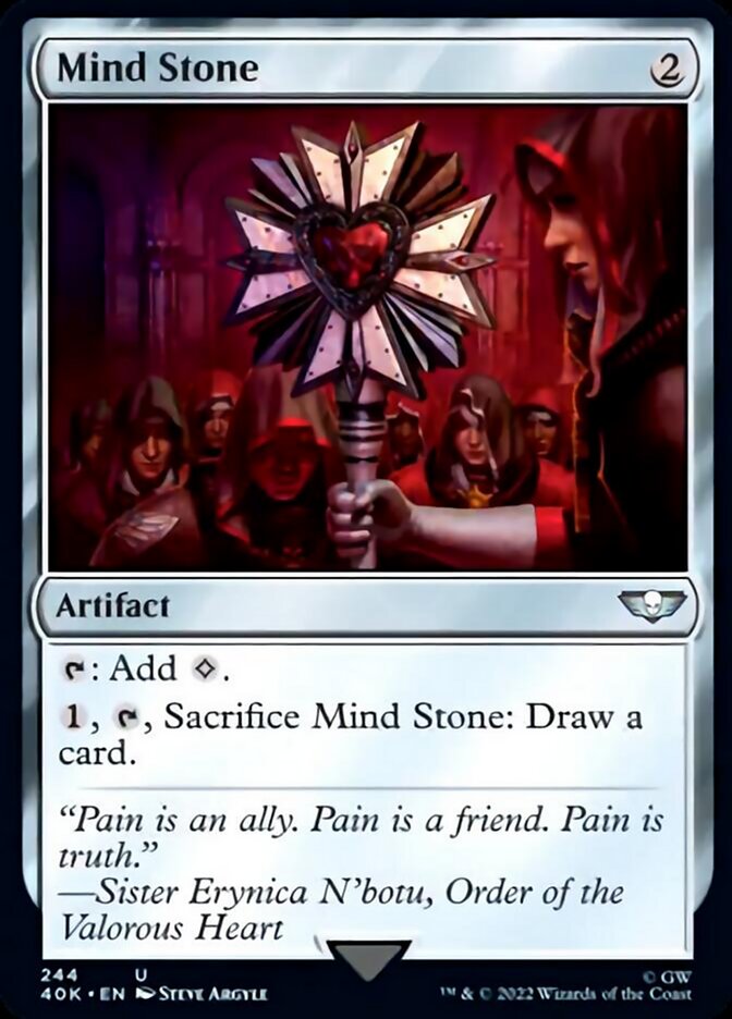 Mind Stone (244) (Surge Foil) [Warhammer 40,000] | Dragon's Lair Comics and Fantasy Houston TX
