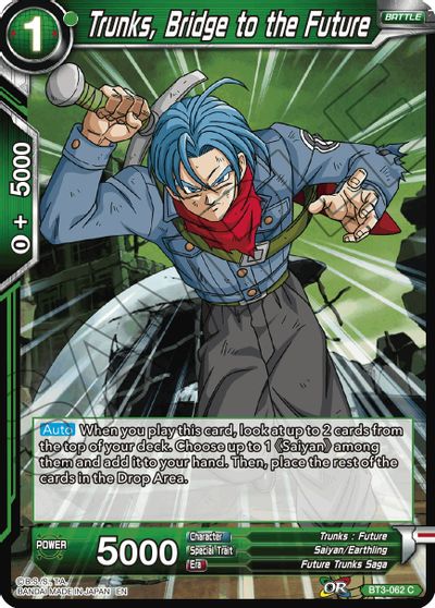 Trunks, Bridge to the Future (Reprint) (BT3-062) [Battle Evolution Booster] | Dragon's Lair Comics and Fantasy Houston TX