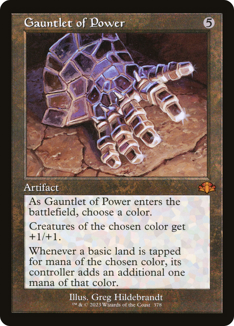 Gauntlet of Power (Retro) [Dominaria Remastered] | Dragon's Lair Comics and Fantasy Houston TX