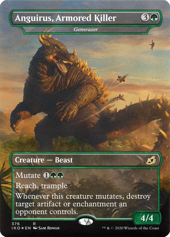 Gemrazer - Anguirus, Armored Killer (Extended Art) [Ikoria: Lair of Behemoths] | Dragon's Lair Comics and Fantasy Houston TX