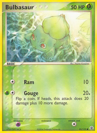 Bulbasaur (55/112) [EX: FireRed & LeafGreen] | Dragon's Lair Comics and Fantasy Houston TX