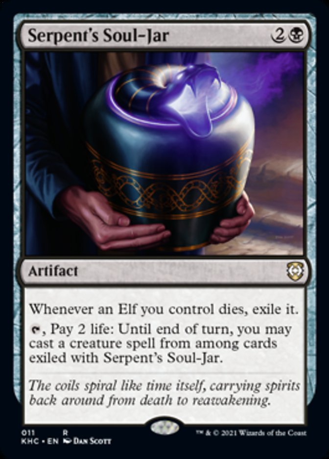 Serpent's Soul-Jar [Kaldheim Commander] | Dragon's Lair Comics and Fantasy Houston TX