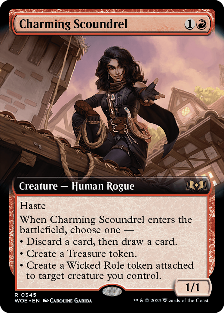 Charming Scoundrel (Extended Art) [Wilds of Eldraine] | Dragon's Lair Comics and Fantasy Houston TX