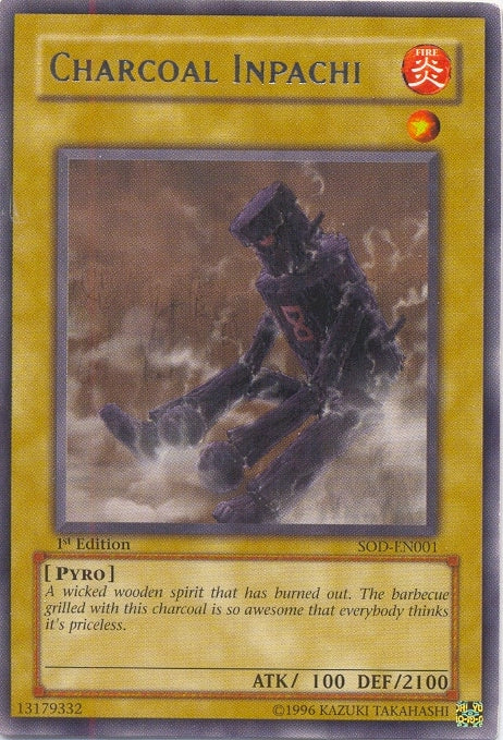 Charcoal Inpachi [SOD-EN001] Rare | Dragon's Lair Comics and Fantasy Houston TX