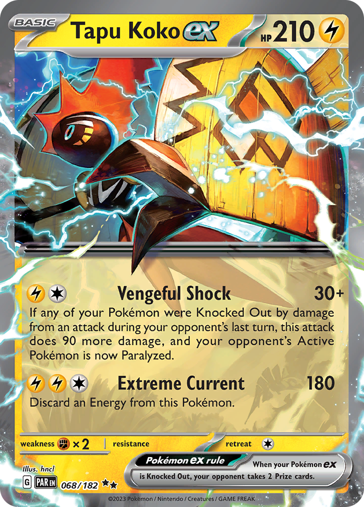 Tapu Koko ex (019/062) [Japanese Set SV3a: Raging Surf] | Dragon's Lair Comics and Fantasy Houston TX