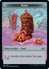 Clown Robot (003) // Food (011) Double-Sided Token [Unfinity Tokens] | Dragon's Lair Comics and Fantasy Houston TX