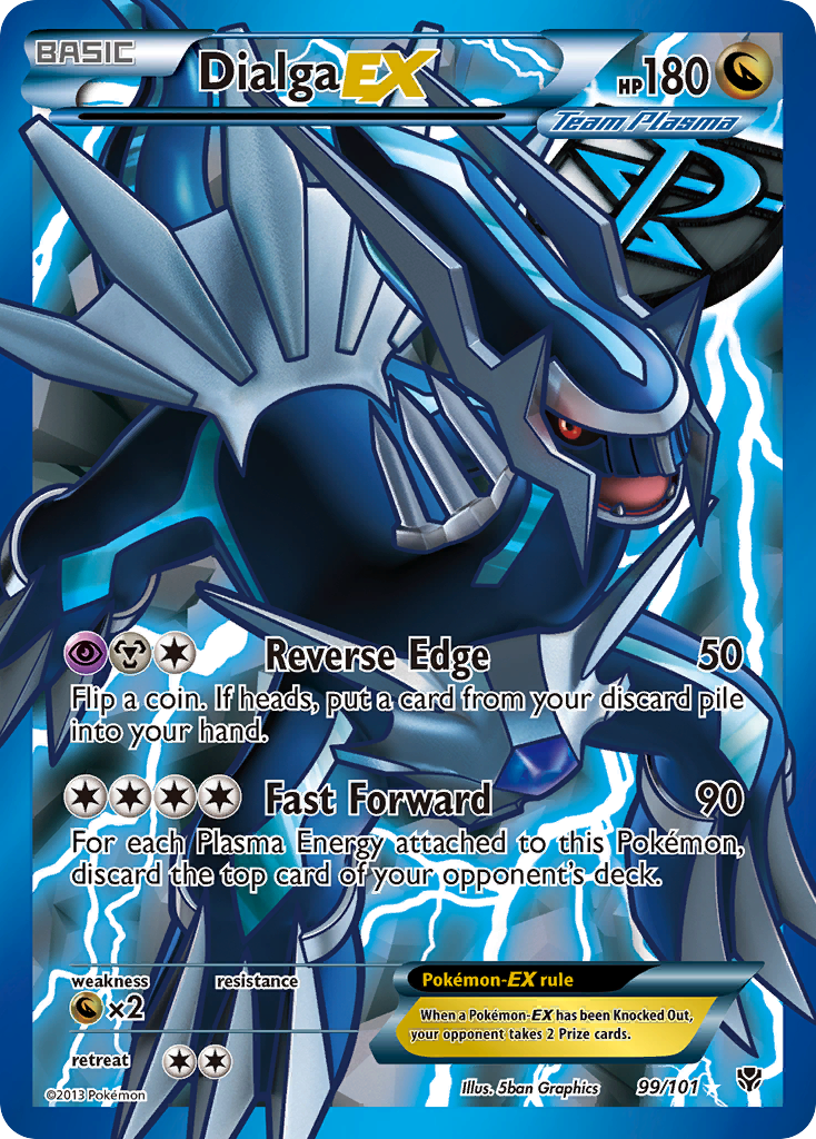 Dialga EX (99/101) [Black & White: Plasma Blast] | Dragon's Lair Comics and Fantasy Houston TX