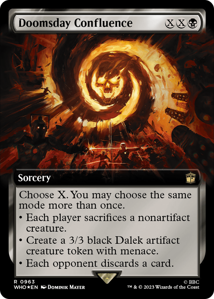 Doomsday Confluence (Extended Art) (Surge Foil) [Doctor Who] | Dragon's Lair Comics and Fantasy Houston TX