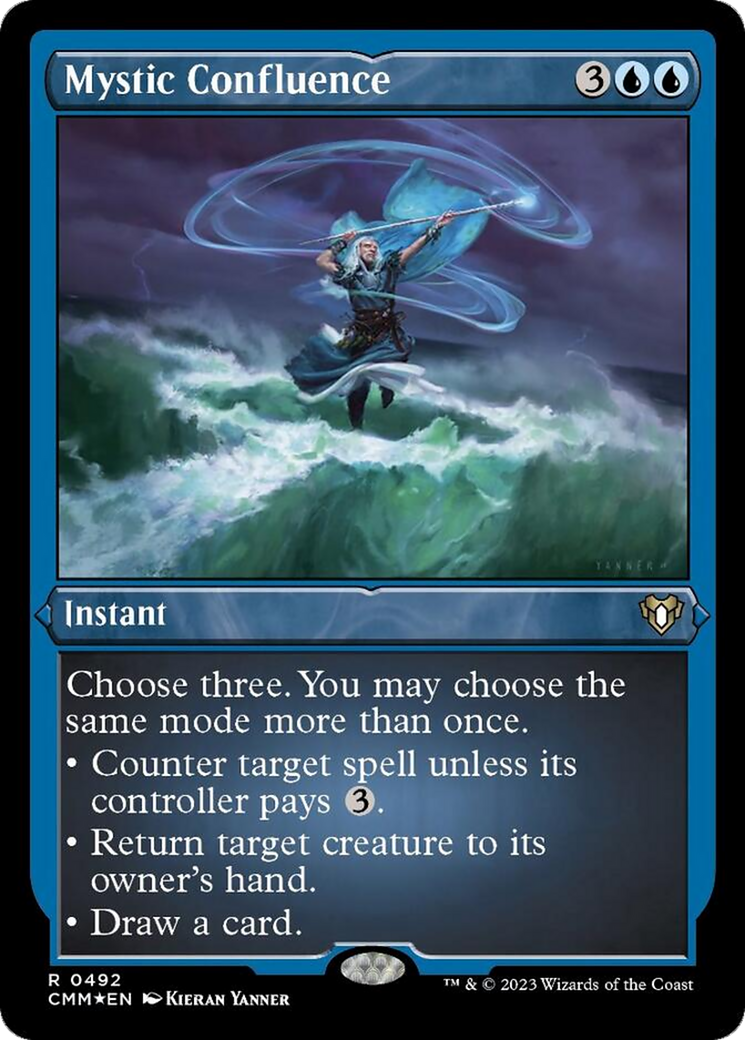 Mystic Confluence (Foil Etched) [Commander Masters] | Dragon's Lair Comics and Fantasy Houston TX