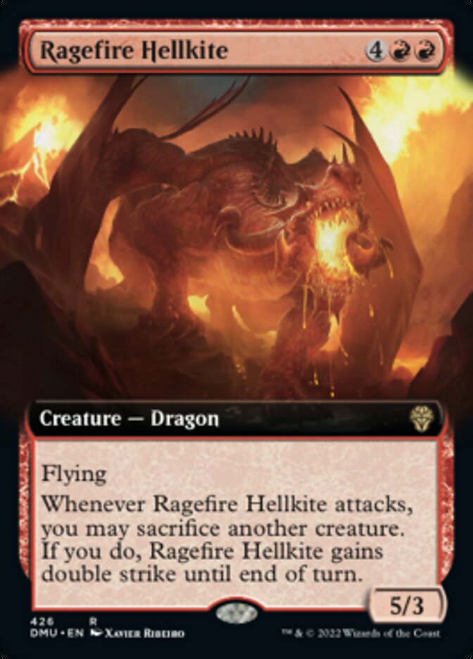 Ragefire Hellkite (Extended Art) [Dominaria United] | Dragon's Lair Comics and Fantasy Houston TX