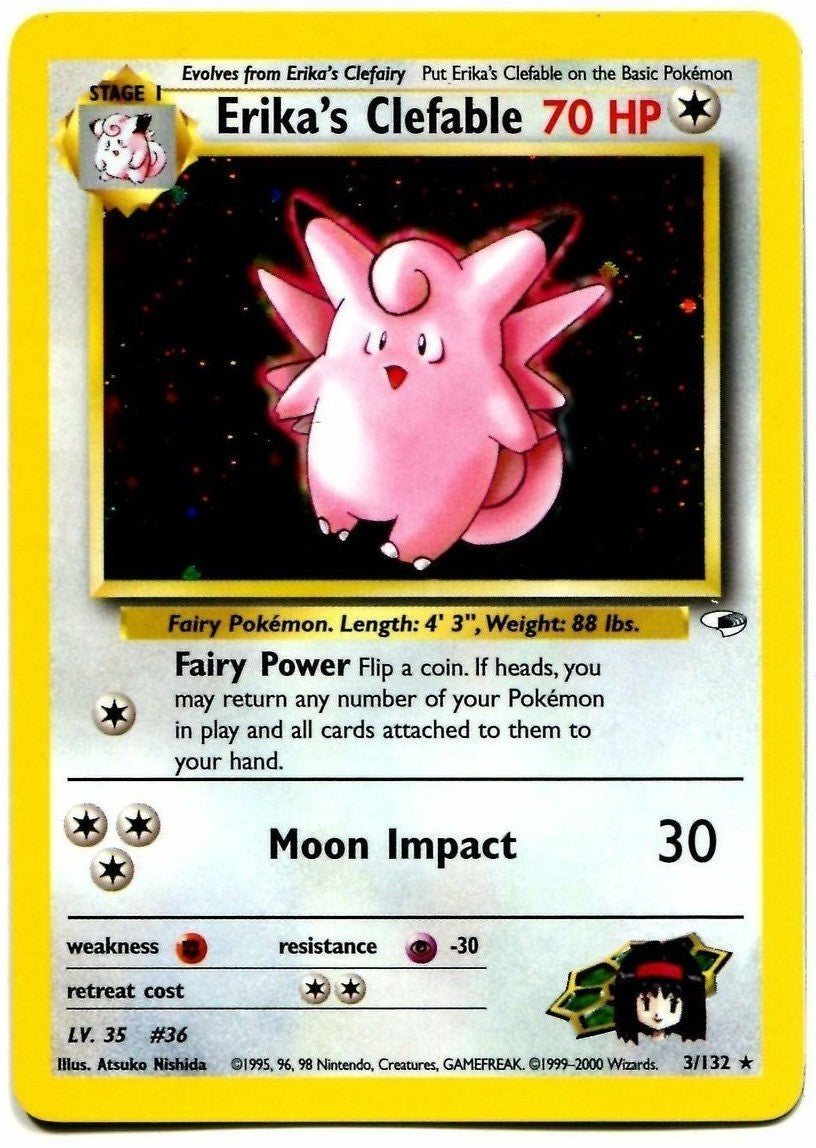 Erika's Clefable (3/132) [Gym Heroes Unlimited] | Dragon's Lair Comics and Fantasy Houston TX