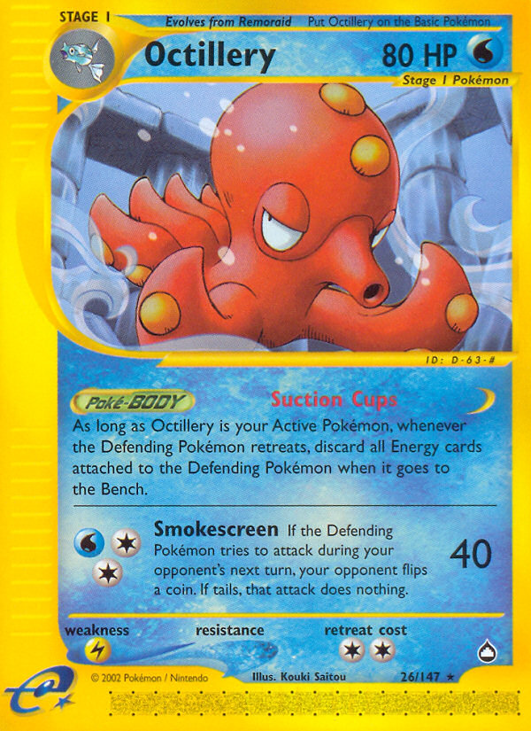 Octillery (26/147) [Aquapolis] | Dragon's Lair Comics and Fantasy Houston TX