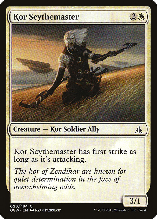 Kor Scythemaster [Oath of the Gatewatch] | Dragon's Lair Comics and Fantasy Houston TX
