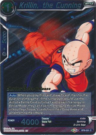 Krillin, the Cunning (BT8-031_PR) [Malicious Machinations Prerelease Promos] | Dragon's Lair Comics and Fantasy Houston TX