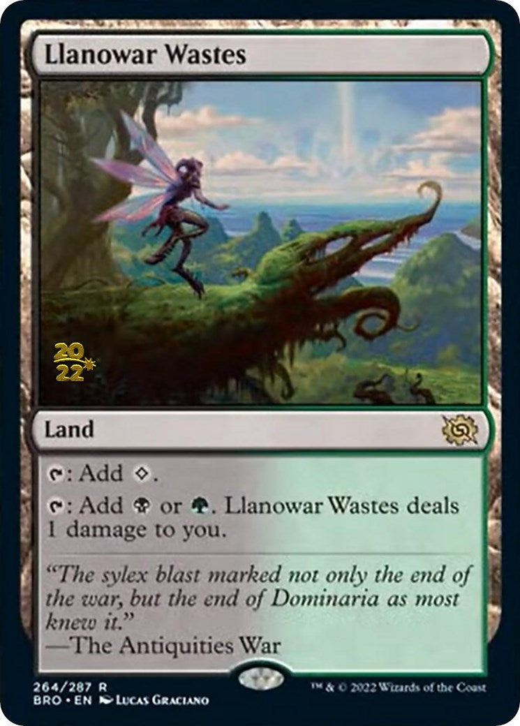 Llanowar Wastes [The Brothers' War Prerelease Promos] | Dragon's Lair Comics and Fantasy Houston TX