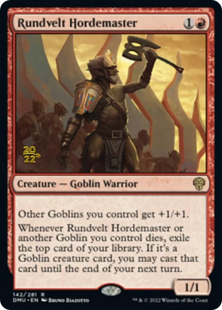 Rundvelt Hordemaster [Dominaria United Prerelease Promos] | Dragon's Lair Comics and Fantasy Houston TX