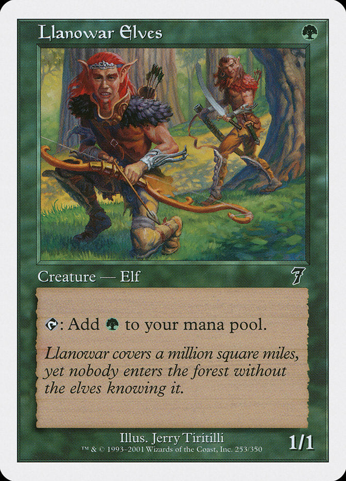 Llanowar Elves [Seventh Edition] | Dragon's Lair Comics and Fantasy Houston TX