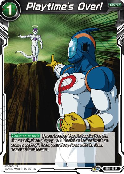 Playtime's Over! (EB1-055) [Battle Evolution Booster] | Dragon's Lair Comics and Fantasy Houston TX