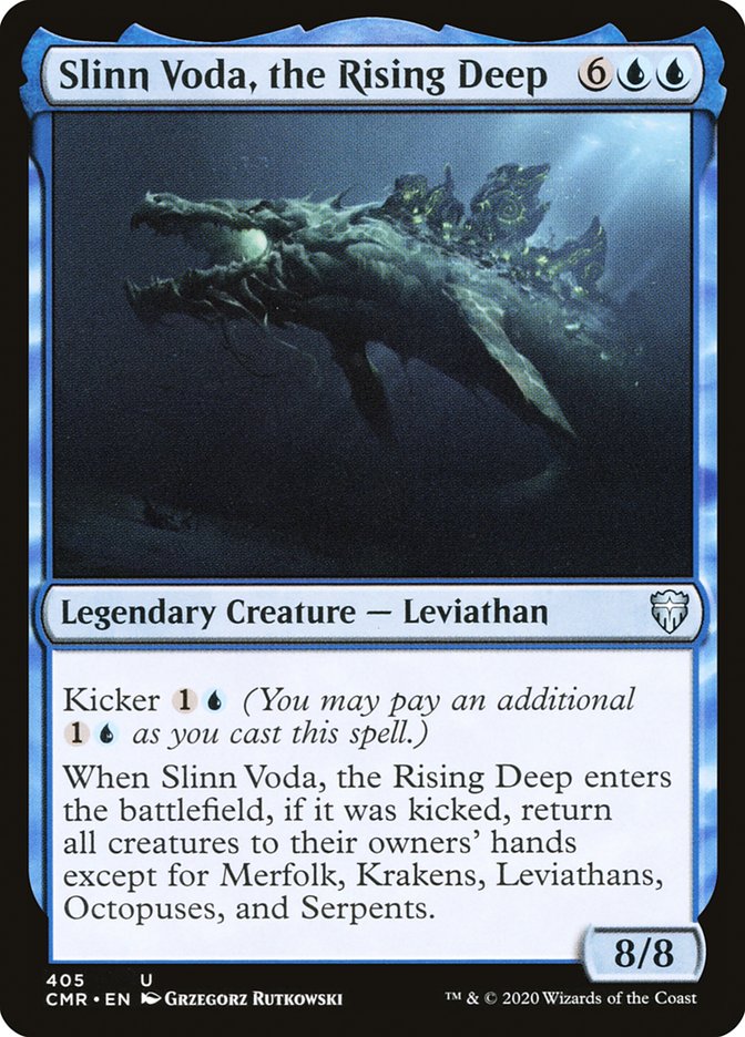 Slinn Voda, the Rising Deep [Commander Legends] | Dragon's Lair Comics and Fantasy Houston TX