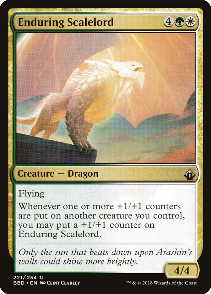 Enduring Scalelord [Battlebond] | Dragon's Lair Comics and Fantasy Houston TX