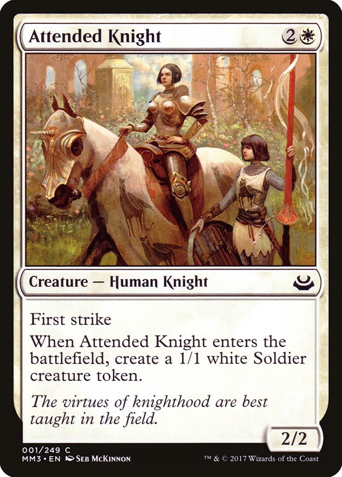 Attended Knight [Modern Masters 2017] | Dragon's Lair Comics and Fantasy Houston TX