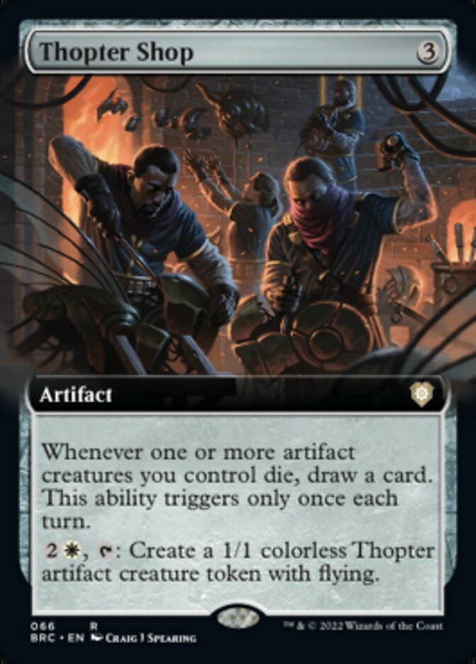 Thopter Shop (Extended Art) [The Brothers' War Commander] | Dragon's Lair Comics and Fantasy Houston TX