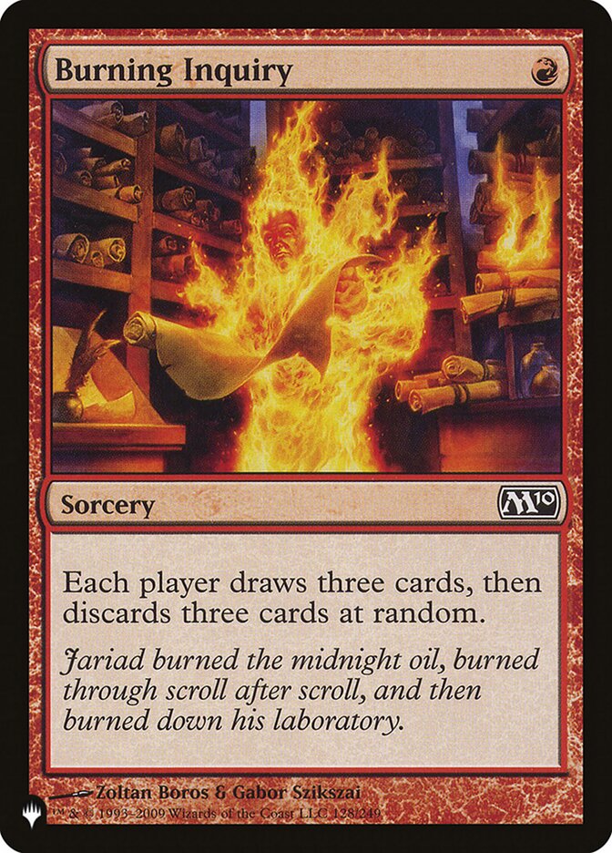 Burning Inquiry [The List] | Dragon's Lair Comics and Fantasy Houston TX