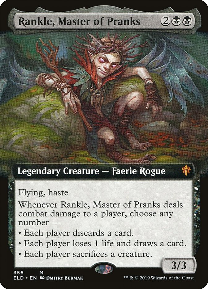 Rankle, Master of Pranks (Extended Art) [Throne of Eldraine] | Dragon's Lair Comics and Fantasy Houston TX