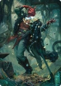 Tibalt, Cosmic Impostor Art Card [Kaldheim Art Series] | Dragon's Lair Comics and Fantasy Houston TX