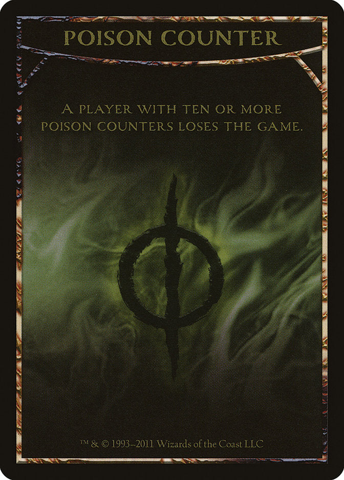 Poison Counter [Mirrodin Besieged Tokens] | Dragon's Lair Comics and Fantasy Houston TX
