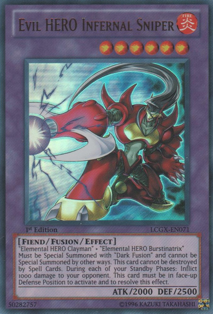 Evil HERO Infernal Sniper [LCGX-EN071] Ultra Rare | Dragon's Lair Comics and Fantasy Houston TX