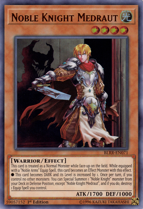 Noble Knight Medraut [BLRR-EN071] Ultra Rare | Dragon's Lair Comics and Fantasy Houston TX