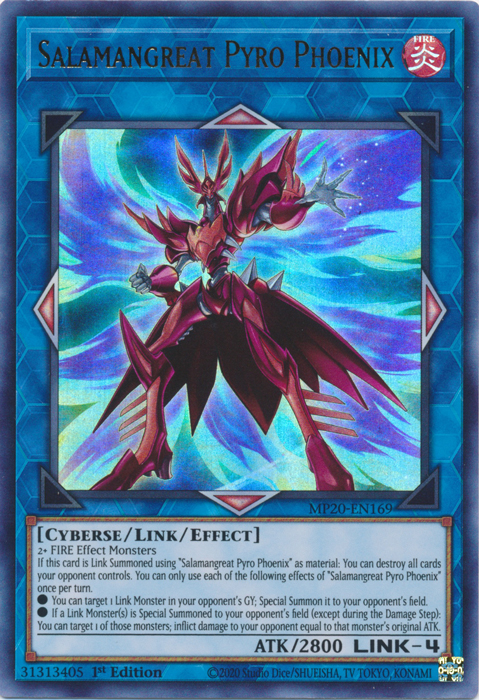 Salamangreat Pyro Phoenix [MP20-EN169] Ultra Rare | Dragon's Lair Comics and Fantasy Houston TX