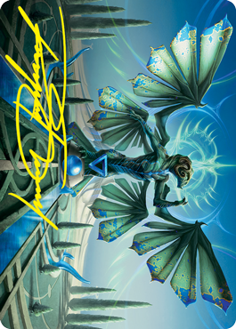 Tanazir Quandrix Art Card (Gold-Stamped Signature) [Strixhaven: School of Mages Art Series] | Dragon's Lair Comics and Fantasy Houston TX