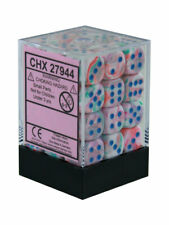 Chessex Dice Menagerie 10 12mm D6 Festive Pop Art/Blue 36 ct | Dragon's Lair Comics and Fantasy Houston TX