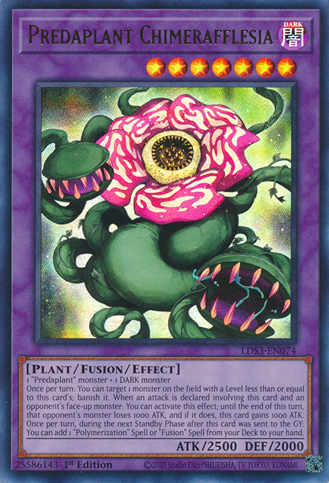 Predaplant Chimerafflesia [LDS3-EN074] Ultra Rare | Dragon's Lair Comics and Fantasy Houston TX