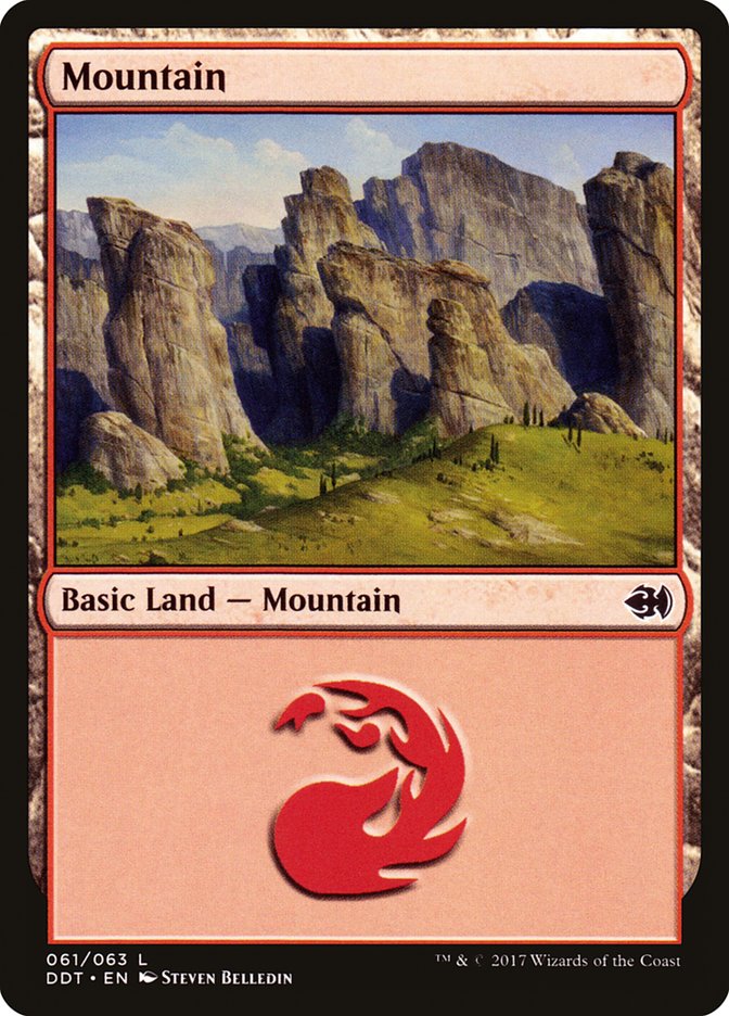 Mountain (61) [Duel Decks: Merfolk vs. Goblins] | Dragon's Lair Comics and Fantasy Houston TX