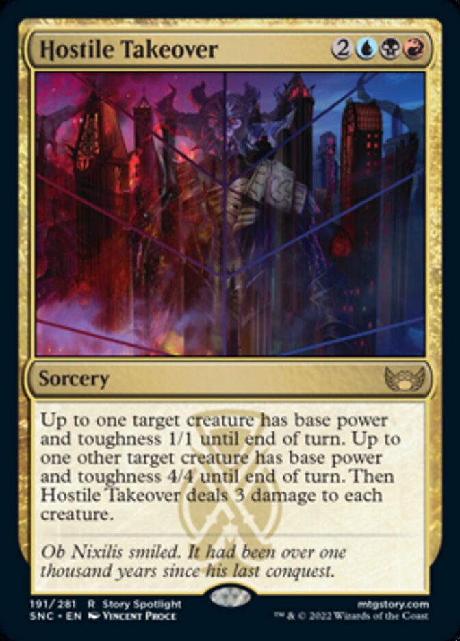 Hostile Takeover [Streets of New Capenna] | Dragon's Lair Comics and Fantasy Houston TX