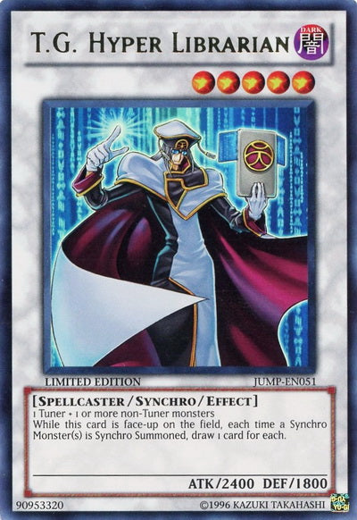 T.G. Hyper Librarian [JUMP-EN051] Ultra Rare | Dragon's Lair Comics and Fantasy Houston TX